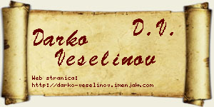 Darko Veselinov vizit kartica